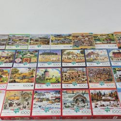 Wysocki Puzzles 1000 Piece Buffalo Games Hometown