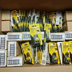 160 Stanley Tape Measures,200 Screwdrivers (Brand New)