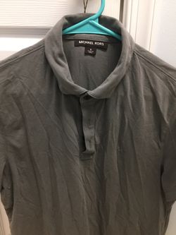Michael Kors Short Sleeve Collared Shirt Men's Size M