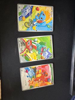Pokemon Kanto Starter Trio