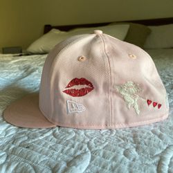 Pink LA Dodgers New Era Hat With Patches (7 1/4)