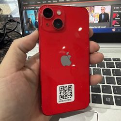 Iphone 14 - 128gb , unlocked , origianal 100%, red color