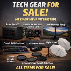 Camera Filters + Light Stand & Umbrellas – Photography Kit