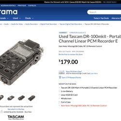 Tascam DR-100 Mark II