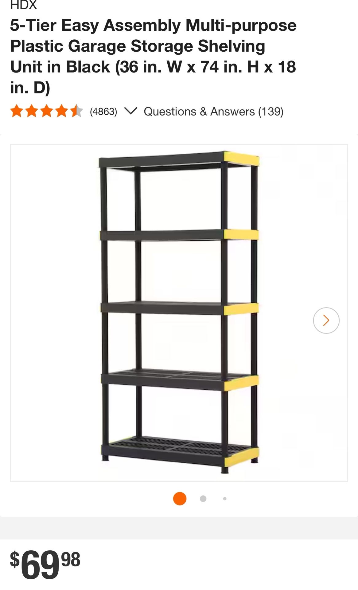 5 Tier Shelf