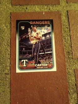 Evan Carter Rookie Card 