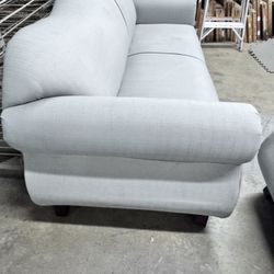 Sofa & Love Seat Set-Light gray 