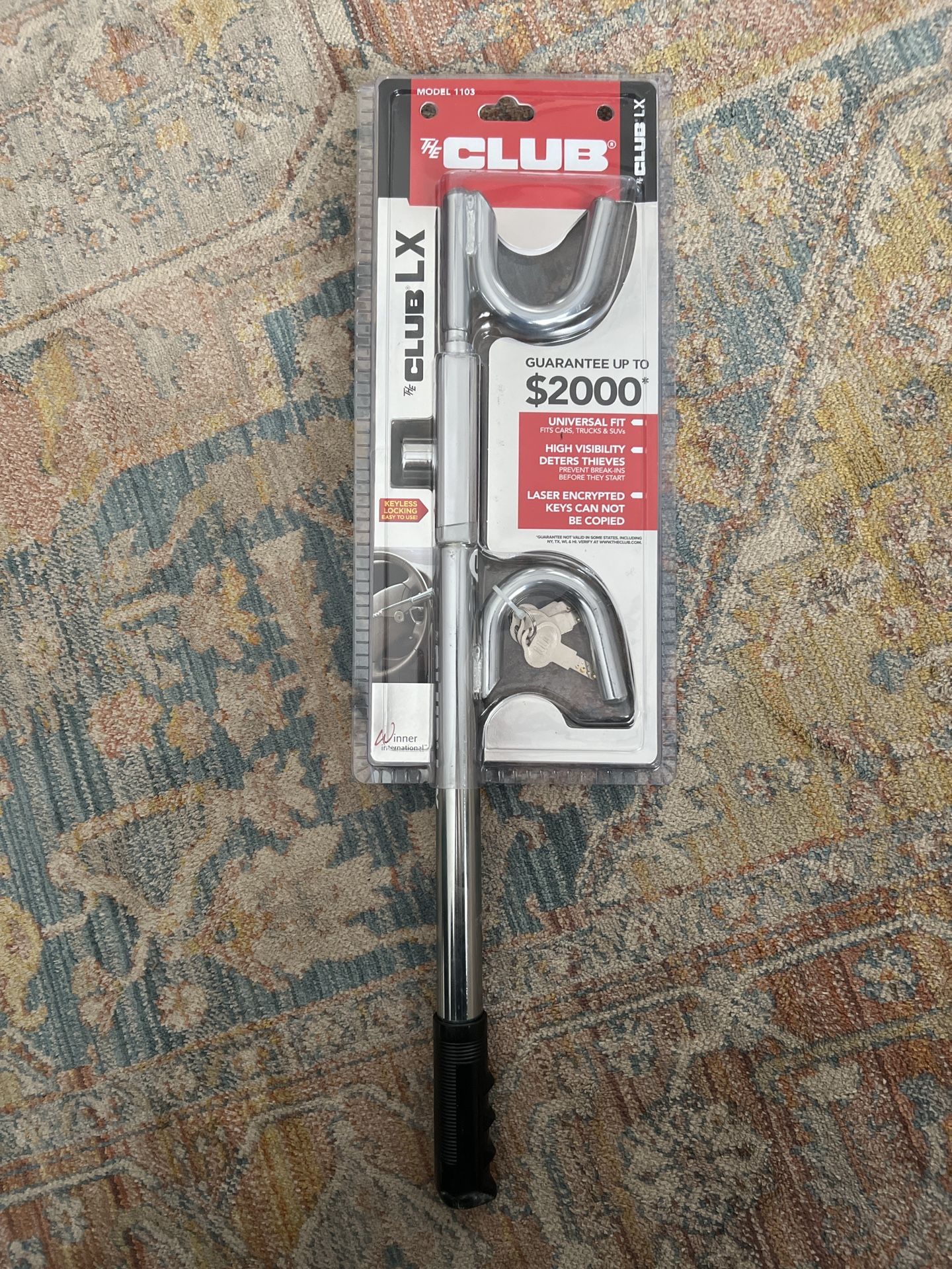 The Club LX Steering Wheel Lock