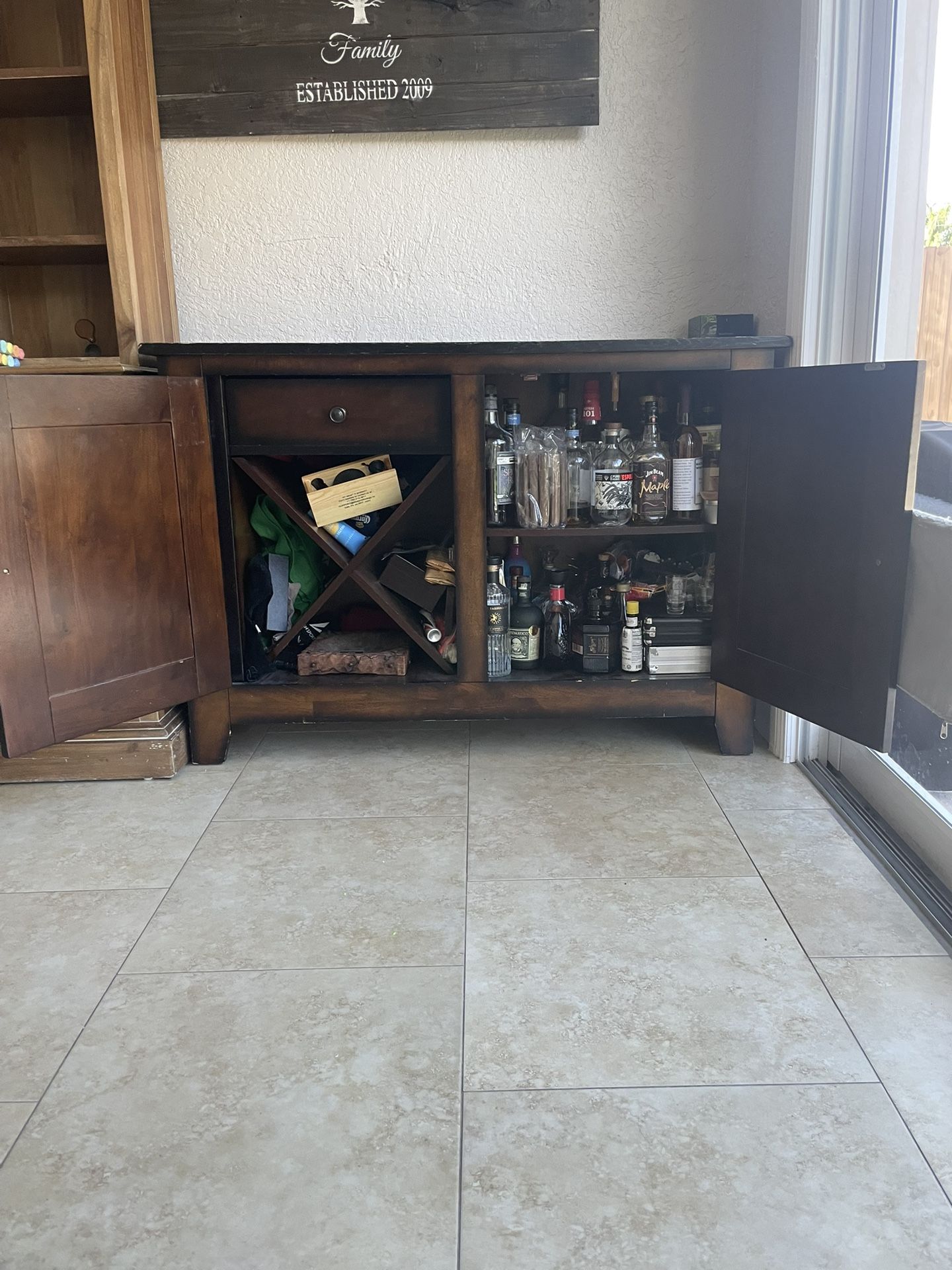 Farmhouse Liquor Cabinet