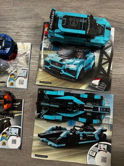 LEGO cars. Instructions included