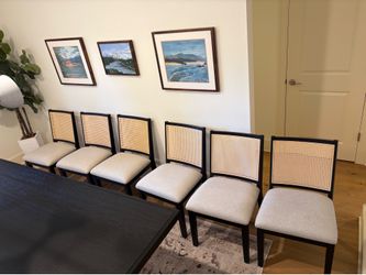 Dining chairs (6)