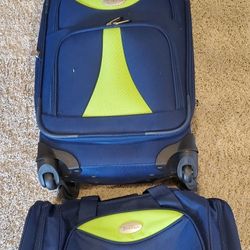 Suitcase & Shoulder Bag