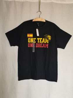 Spain One Team One Dream Men's Large Black Graffic Print T-Shirt ~ NWT