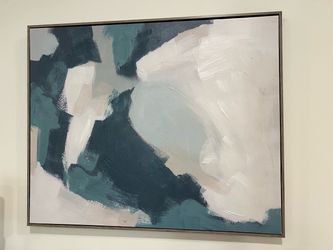 Blue Framed Wall Painting
