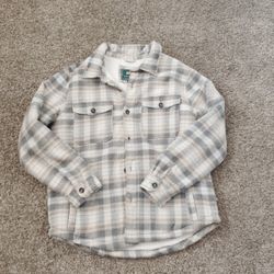 Horizon White Pattern Sweater (L) 