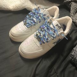 Blue Men Bapes Size 9.5