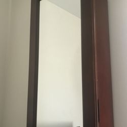 Mirror Jewelry Cabinet Wall or Door Mounted