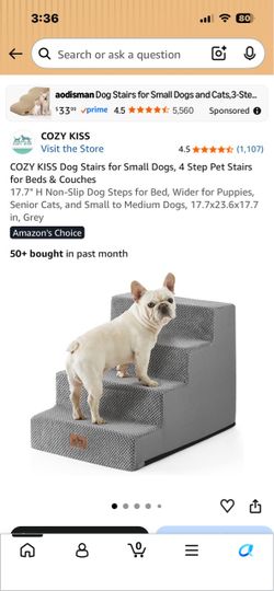 Dog stairs for small to medium dogs