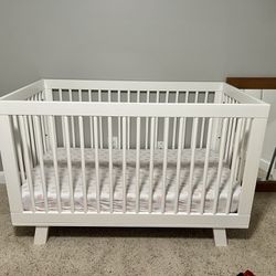 Babyletto Hudson 3 in 1 convertible crib with toddler bed conversion kit