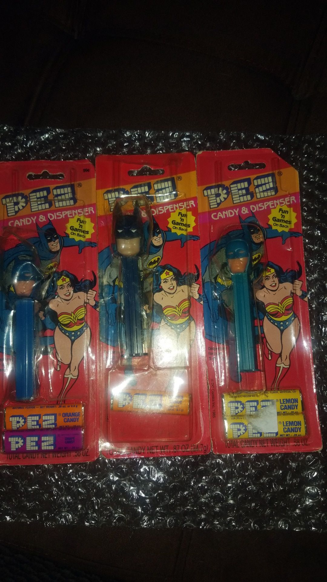 TAKE ALL 3!!! Vintage Batman PEZ Candy Dispensers