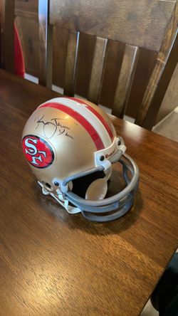 SF49er Mini Helmet signed by Ronnie Lott