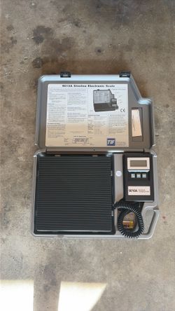 Electronic refrigerant scale