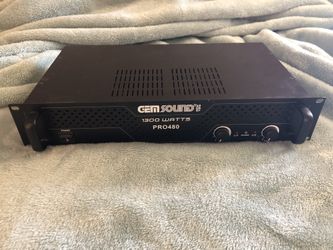 new york gem sound 1300 watts pro480 Amplifier