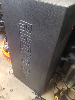 Rhino Ported box For 15s 