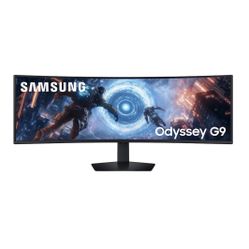 Samsung 49" CRG9 Dual QHD 120Hz QLED Curved Gaming Monitor.