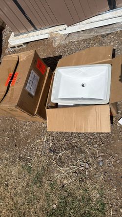 Undermount Remodeling Sink 20.9"x14.8"x8.3"