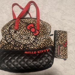 Hello Kitty Purse And Wallet