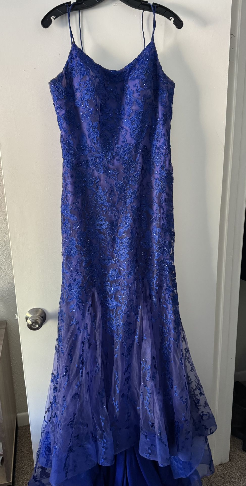 Elegant Lace Evening Gown