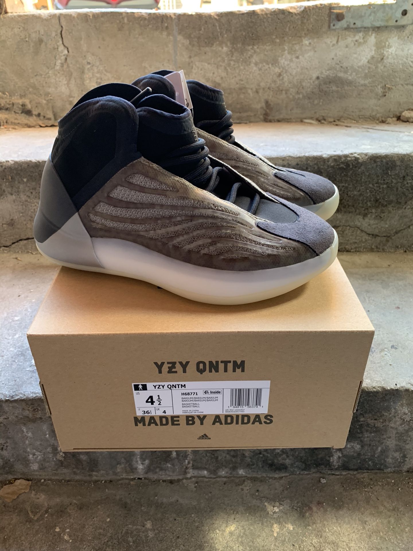 Adidas Yeezy Quantum Barium H68771 Men's Size