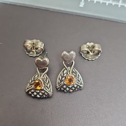 Waterford Pierced Earrings Preowned