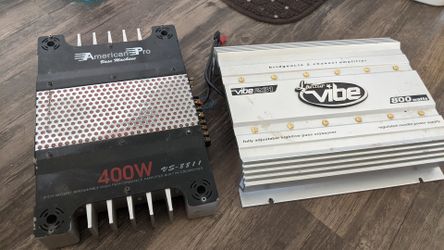 2 Amplifiers $20 each firm