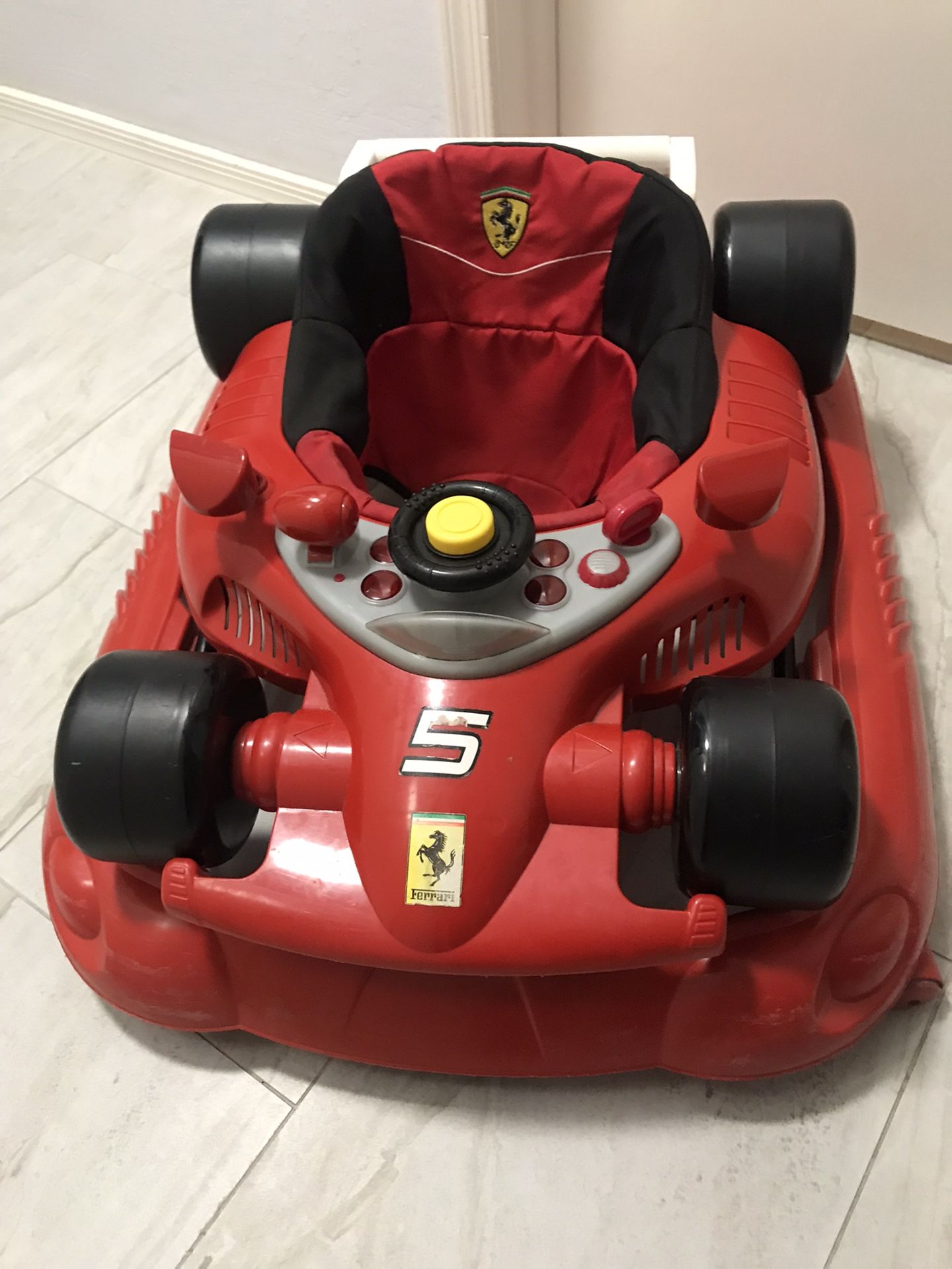 Ferrari f1 sales baby walker