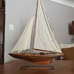 Wood Sail Boat