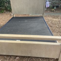 Full Sized Bed With Nightstand