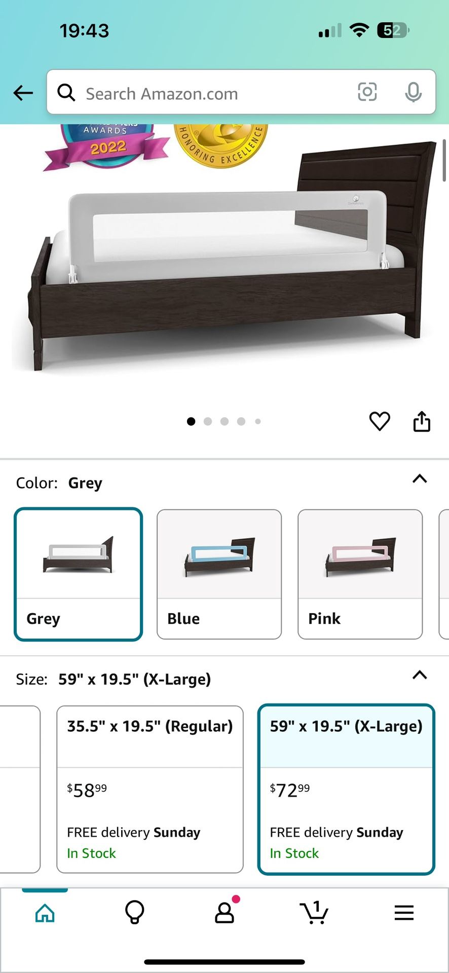 Toddle Bed Railing