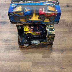 Toy Cars Set (RC + Trucks)