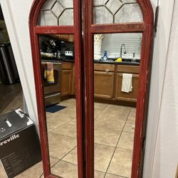 Vintage Glass Mirror 