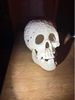 50s ceramic skull