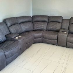 Sectional Recliner Sofa Set