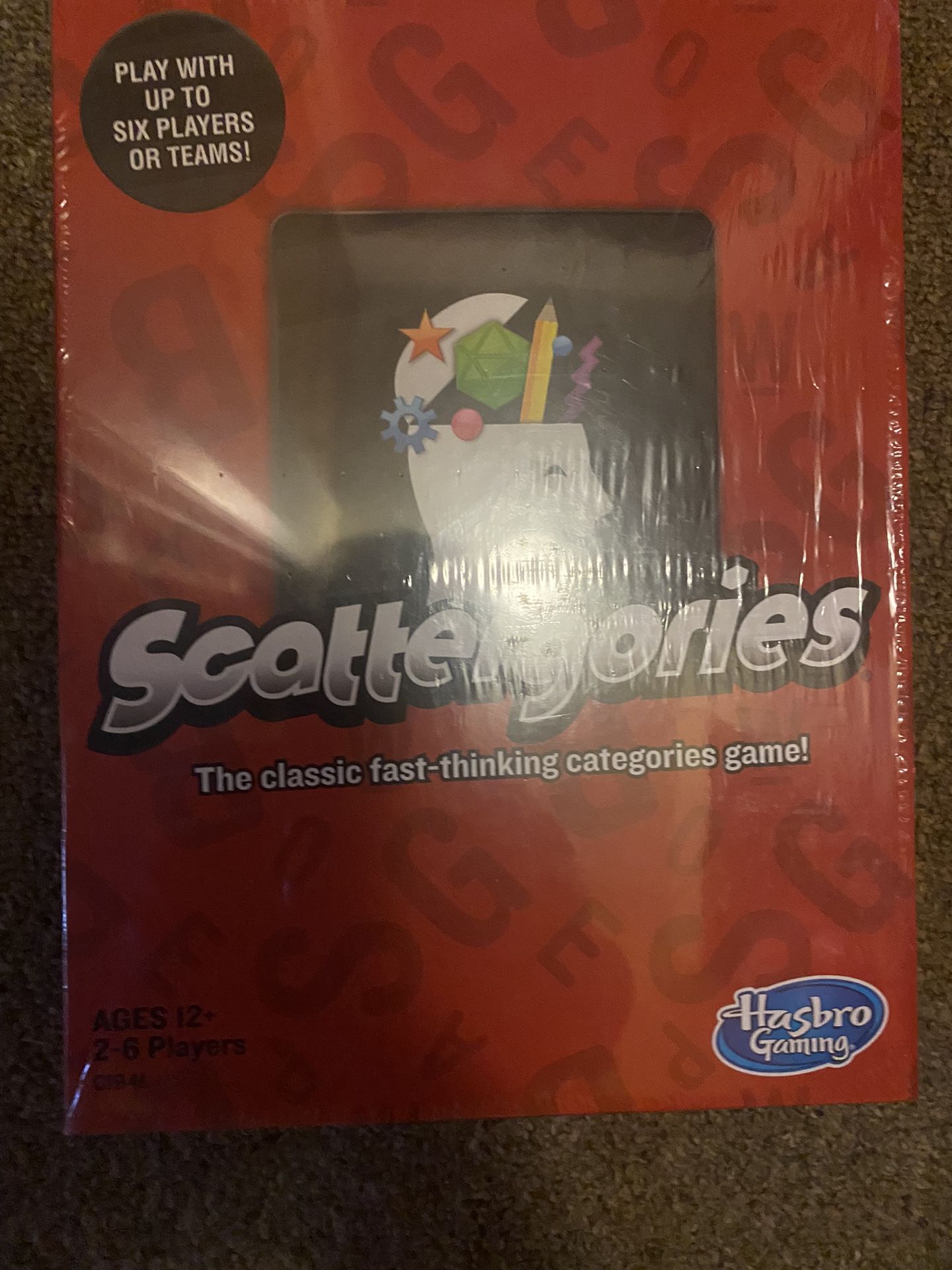 Scattergories Board Game