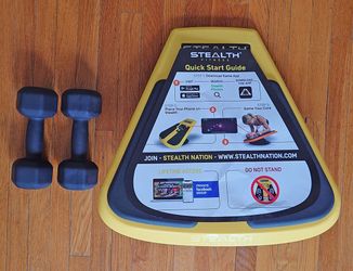 Stealth Core and Abs trainer + 2x 15lbs dumbbells