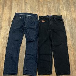 Levi’s 501s and Empyre jeans