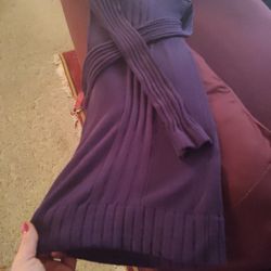 Bebe Purple Sweater Dress