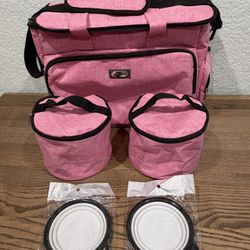 Pet Travel Bag (not a carrier) Lots of Pockets 16.5”w x 12”h x 7”d NEW