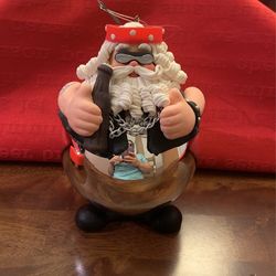 Dept 56 Biker Santa Ornament