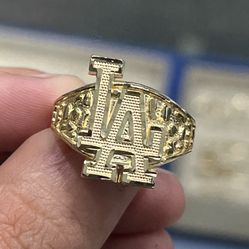 14k Gold LA NUGGET ring 